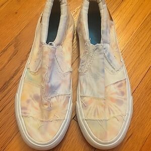 Blowfish Pastel Tie Dye slip on shoes Womens Size 7